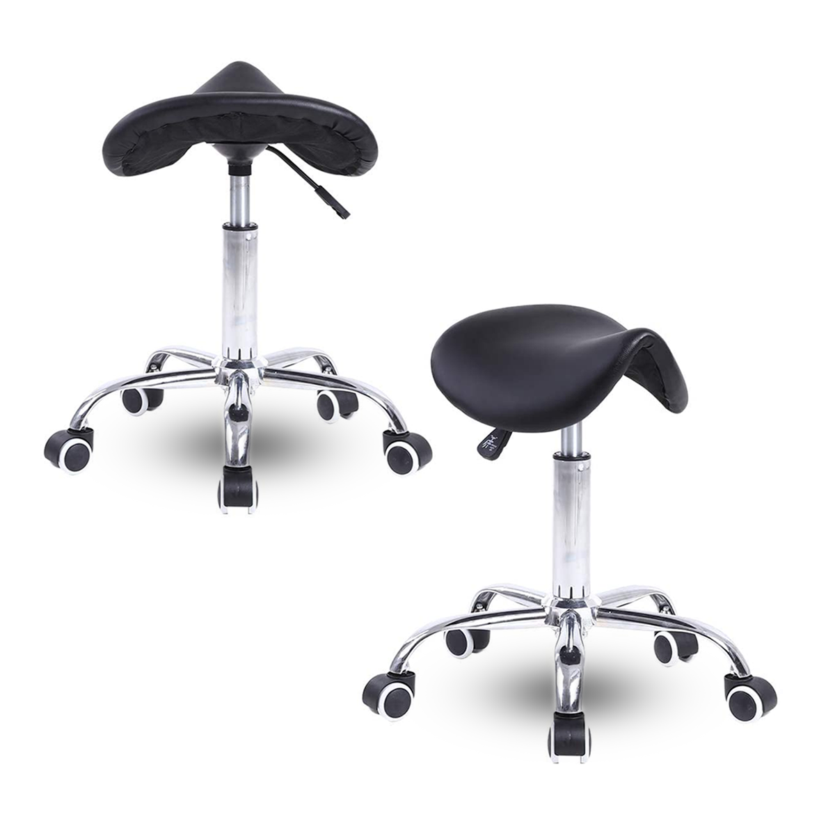 Silla Taburete Banco Ovalado Negro Masajes Consultorio Tatoo Spa VANLIG