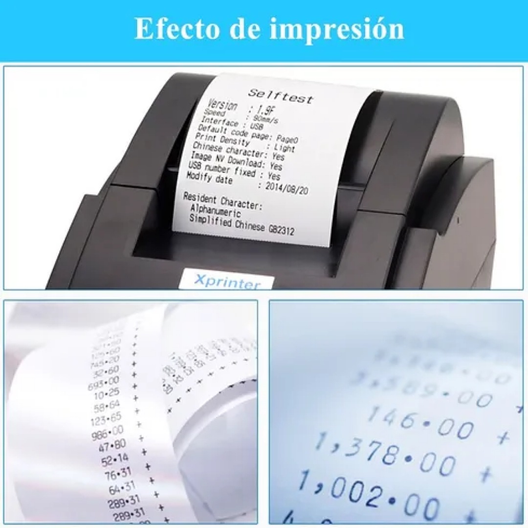 Impresora Termica Pos Usb 58mm Xp-58iih Impresoras Recibos.