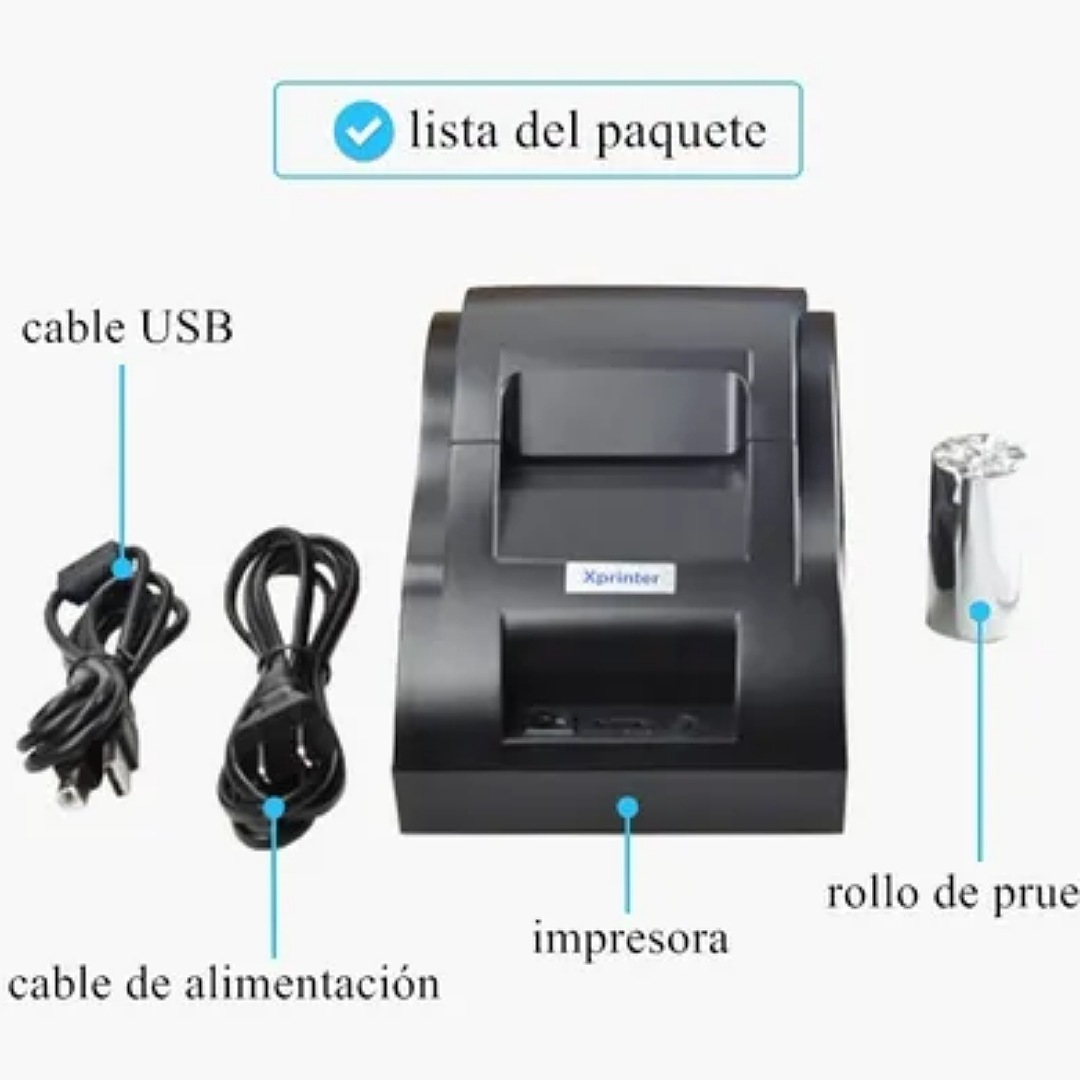Impresora Termica Pos Usb 58mm Xp-58iih Impresoras Recibos.