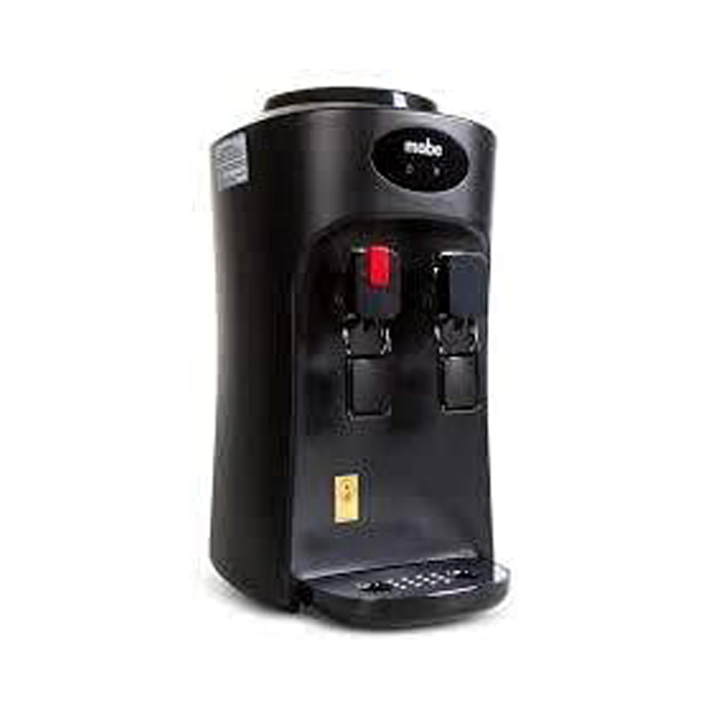 MABE EMM2PN Dispensador de Agua de Mesa con 2 Llaves, Negro