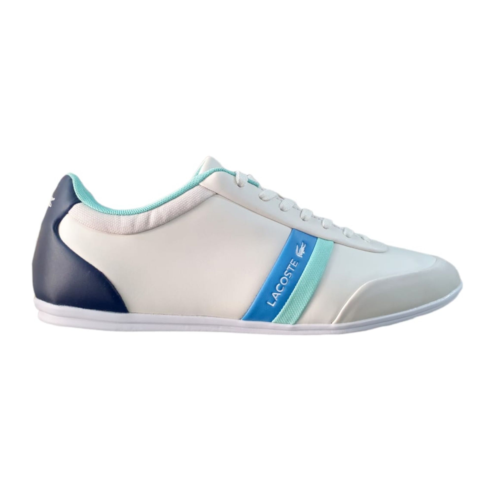 Tenis Lacoste Storda 0221 1 QSP Blanco Hombre Originales 00582Q9