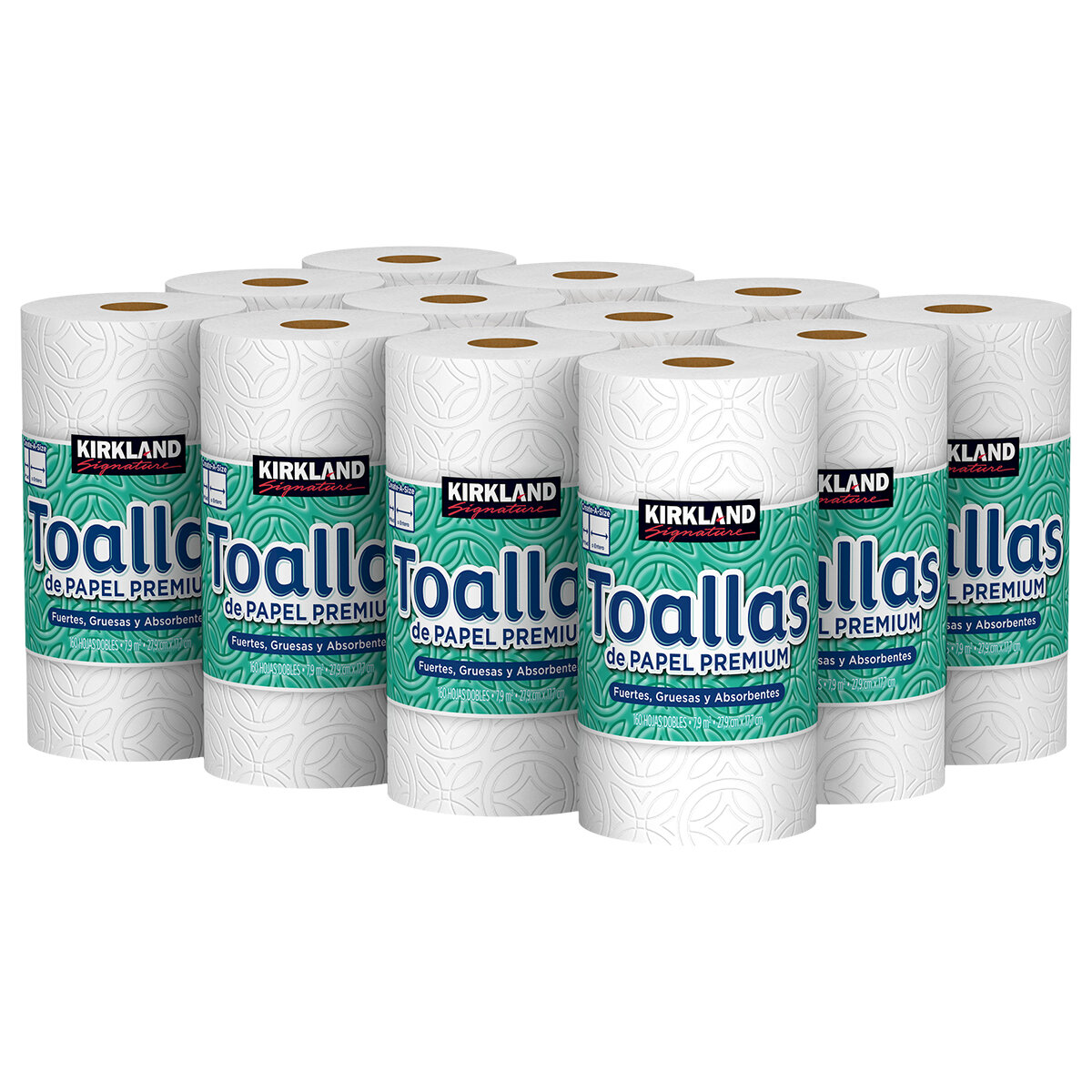 servitoalla kirkland paquete con 12 rollos