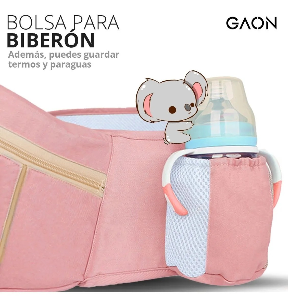 Cangurera Bebe Porta bebes Mochila Porteo Ergonómica 4 En 1 Gaon