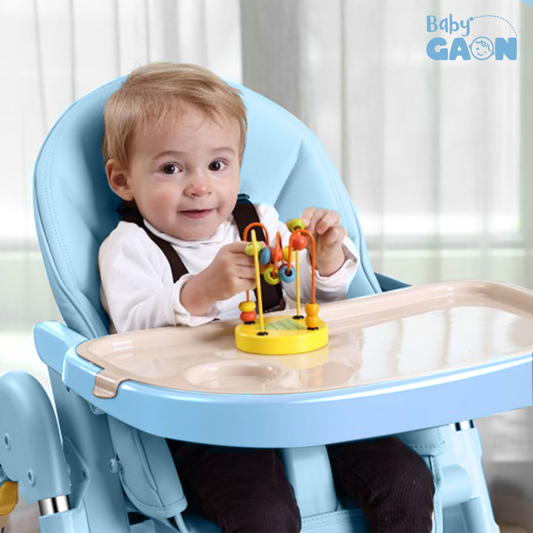 Silla Periquera Bebe Alta Plegable Para Comer Con Charola