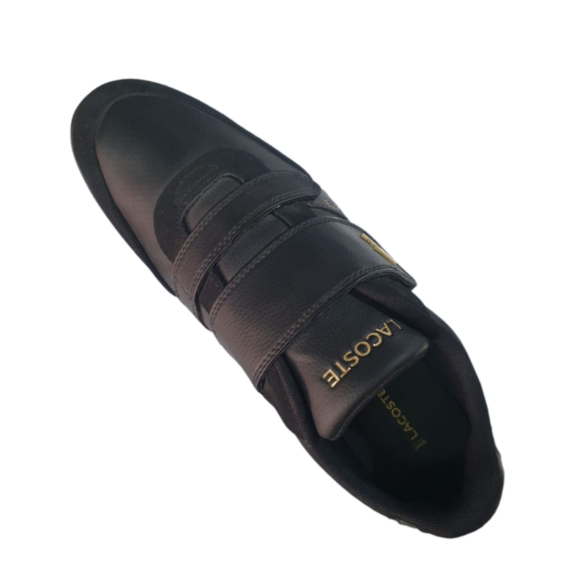 Tenis Lacoste Misano Strap 0320 1 Negro Hombre Originales 0061237