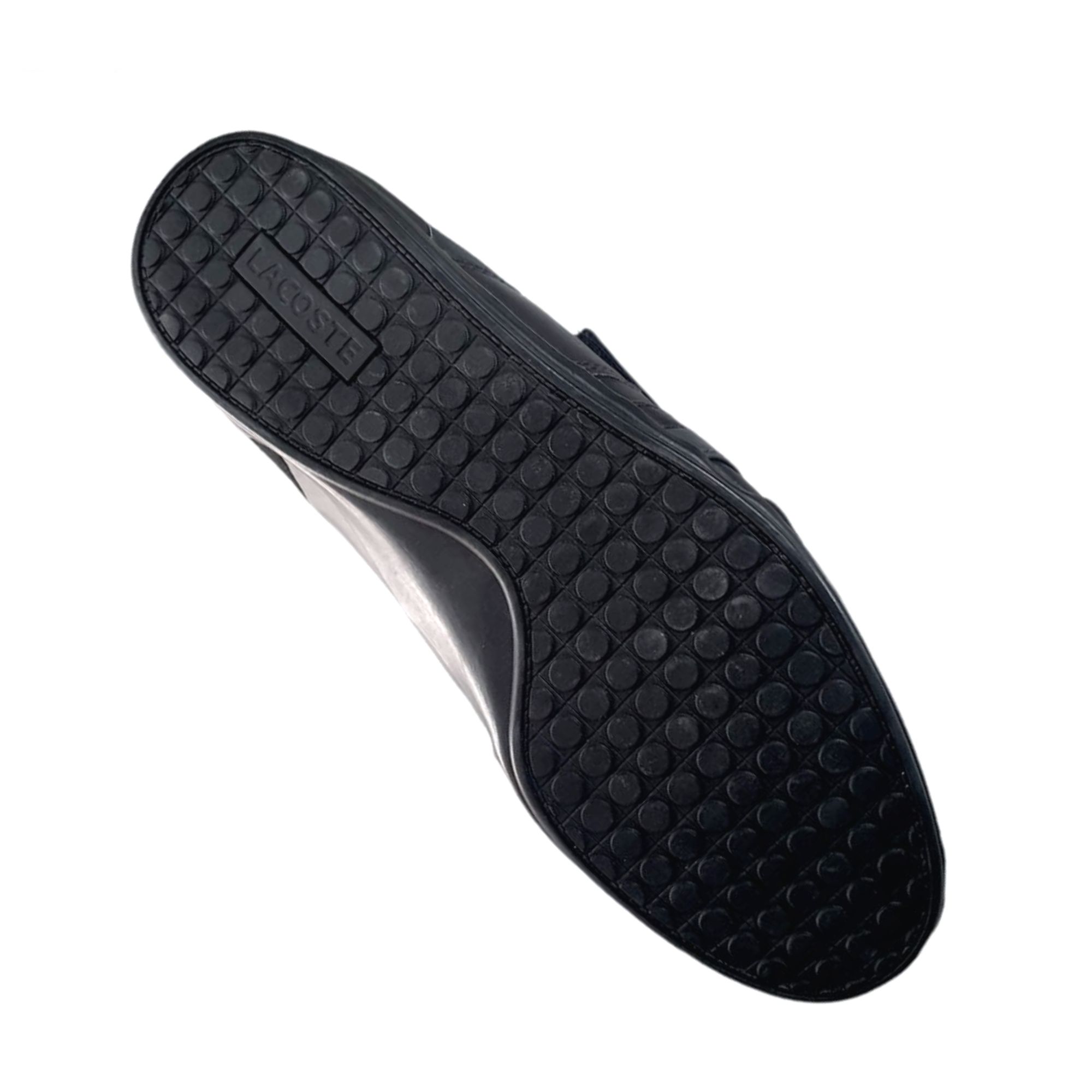 Tenis Lacoste Misano Strap 0320 1 Negro Hombre Originales 0061237