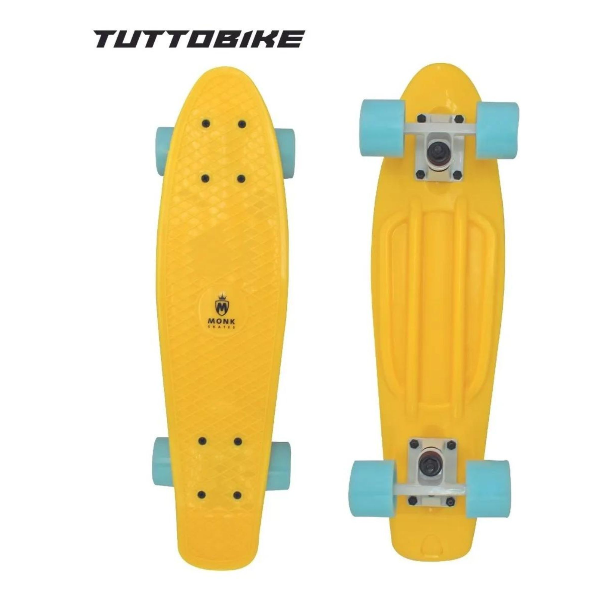 Patineta Cruiser Tipo Penny Classic 22 Amarillo