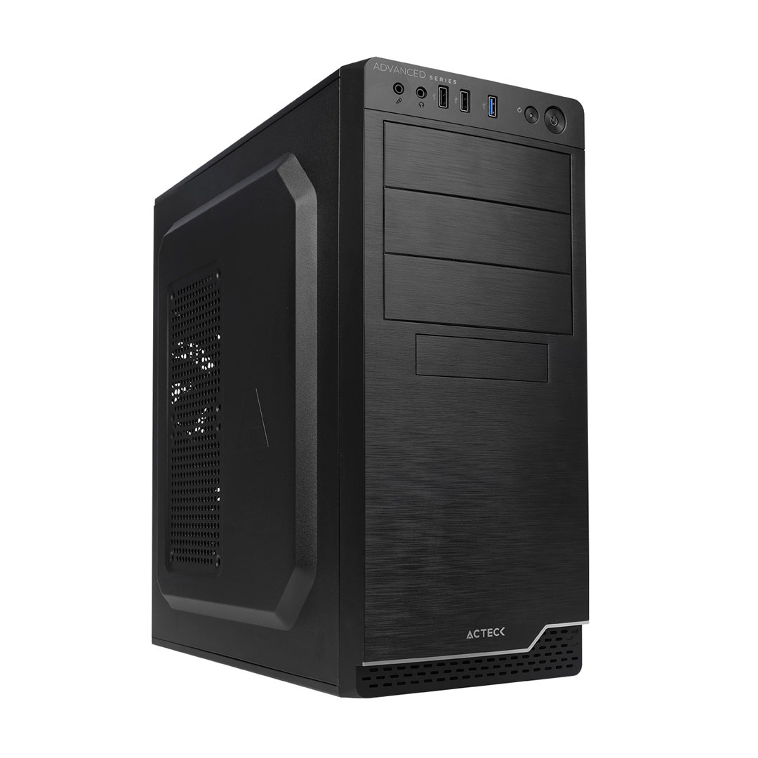 GABINETE ACTECK MILAN GM740 MID TOWER, 500WATTS 1 VENT AC-932585