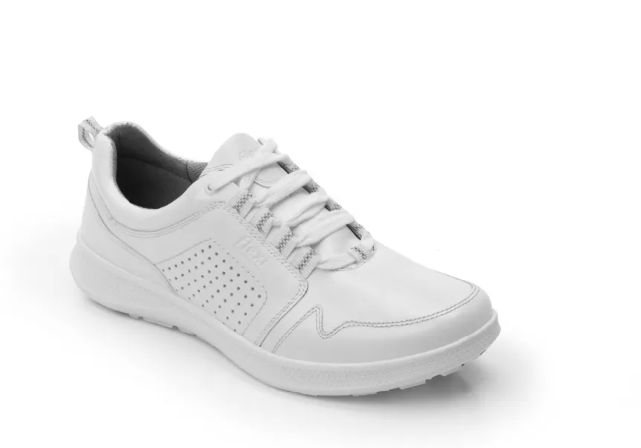 Tenis Dama Flexi Deportivos Blanco Piel 101306