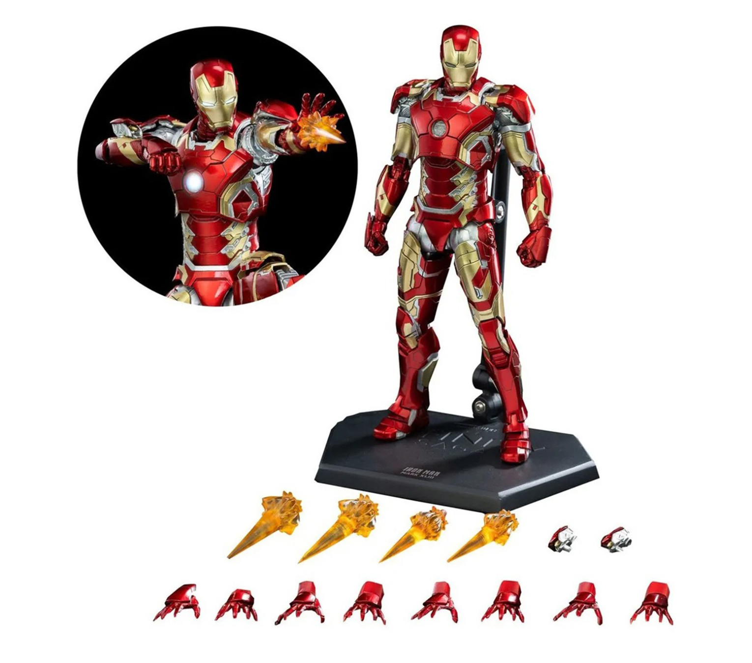 Figura de Acción Iron Man Mark 43  Coleccionable Avengers Figura Articulada Especial