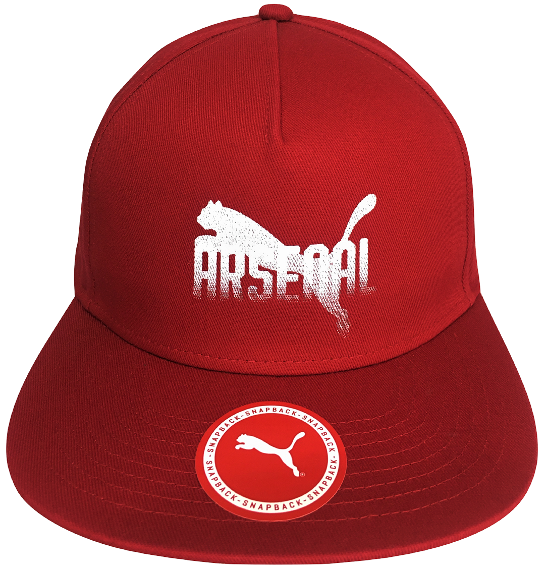 GORRA PLANA DEL EQUIPO ARSENAL MARCA PUMA ORIGINAL