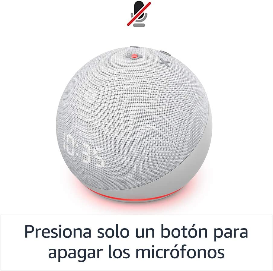 Echo dot 4ta discount generación con reloj