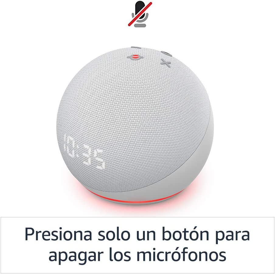 Echo dot 5ta Generacion con Reloj