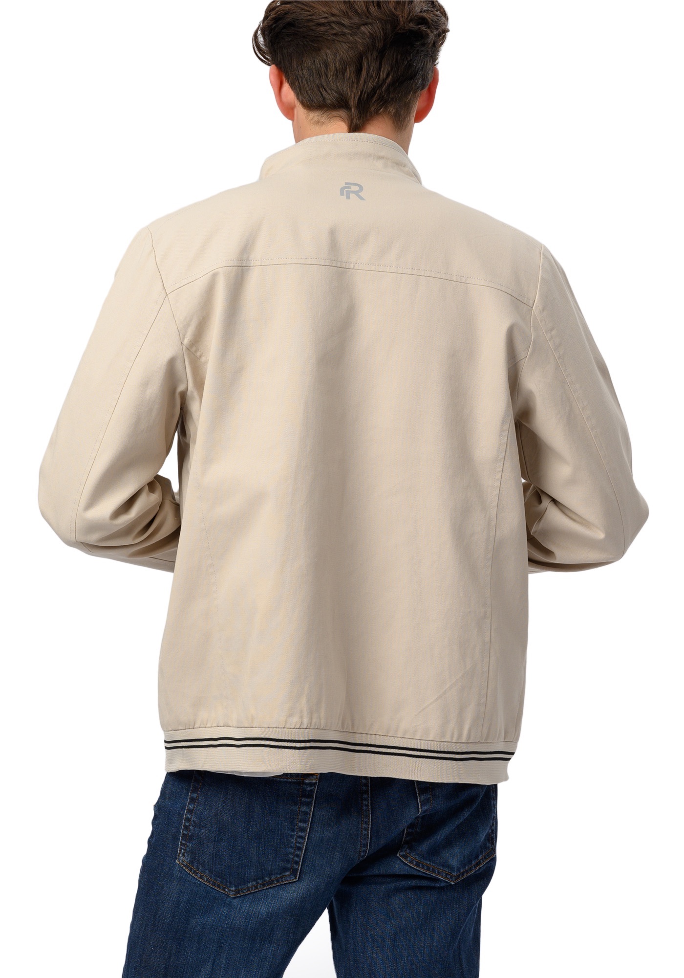Chamarra Casual De Algodón Para Hombre Color Beige - Refinery Republic