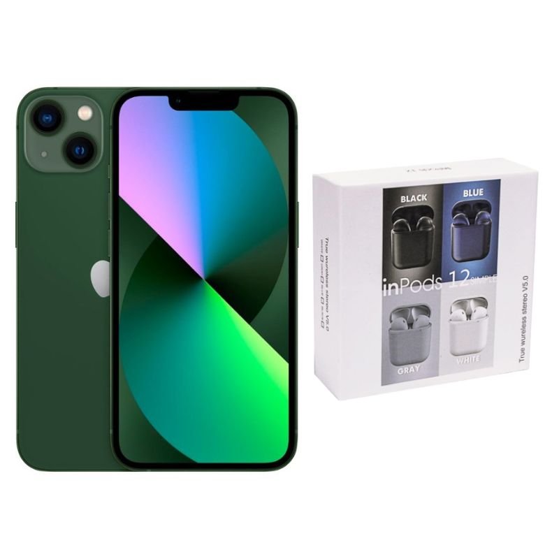 Celular Iphone 13 Pro Max 256gb Color Verde Reacondicionado + Audífonos  Genéricos