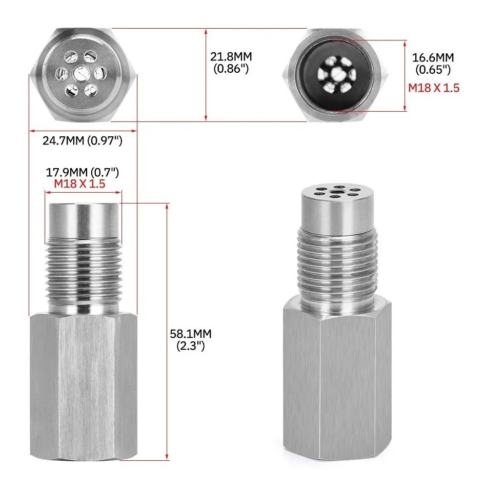 Mini Catalizador Sensor De Oxigeno