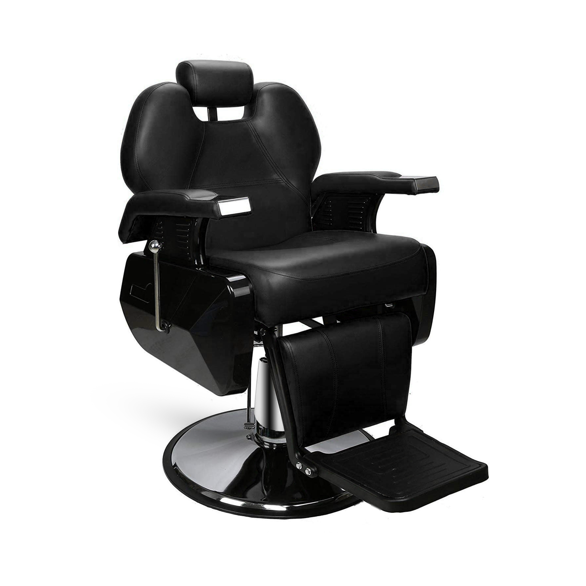 Silla de peluquería, silla de salón para estilista, silla de pelo ajustable  en altura, silla de peluquero de estilo clásico con bomba hidráulica