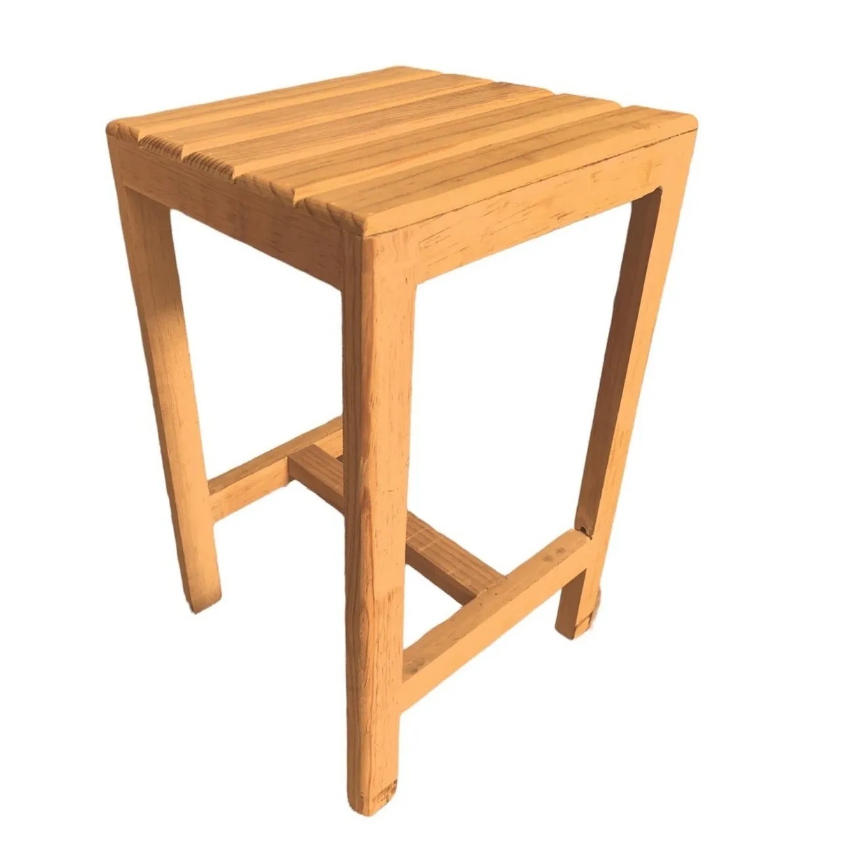  Banco Madera Multiusos Reforzado Cuadrado Para Comedor