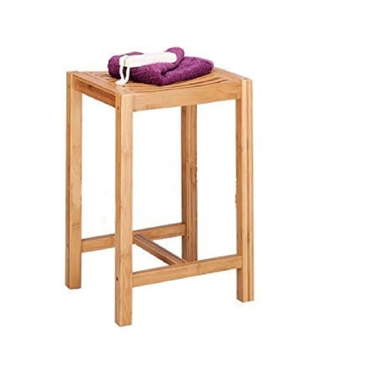  Banco Madera Multiusos Reforzado Cuadrado Para Comedor