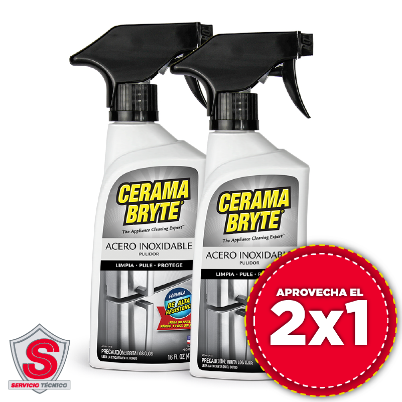 Pulidor Para Acero Inoxidable - Cerama Bryte - 2x1