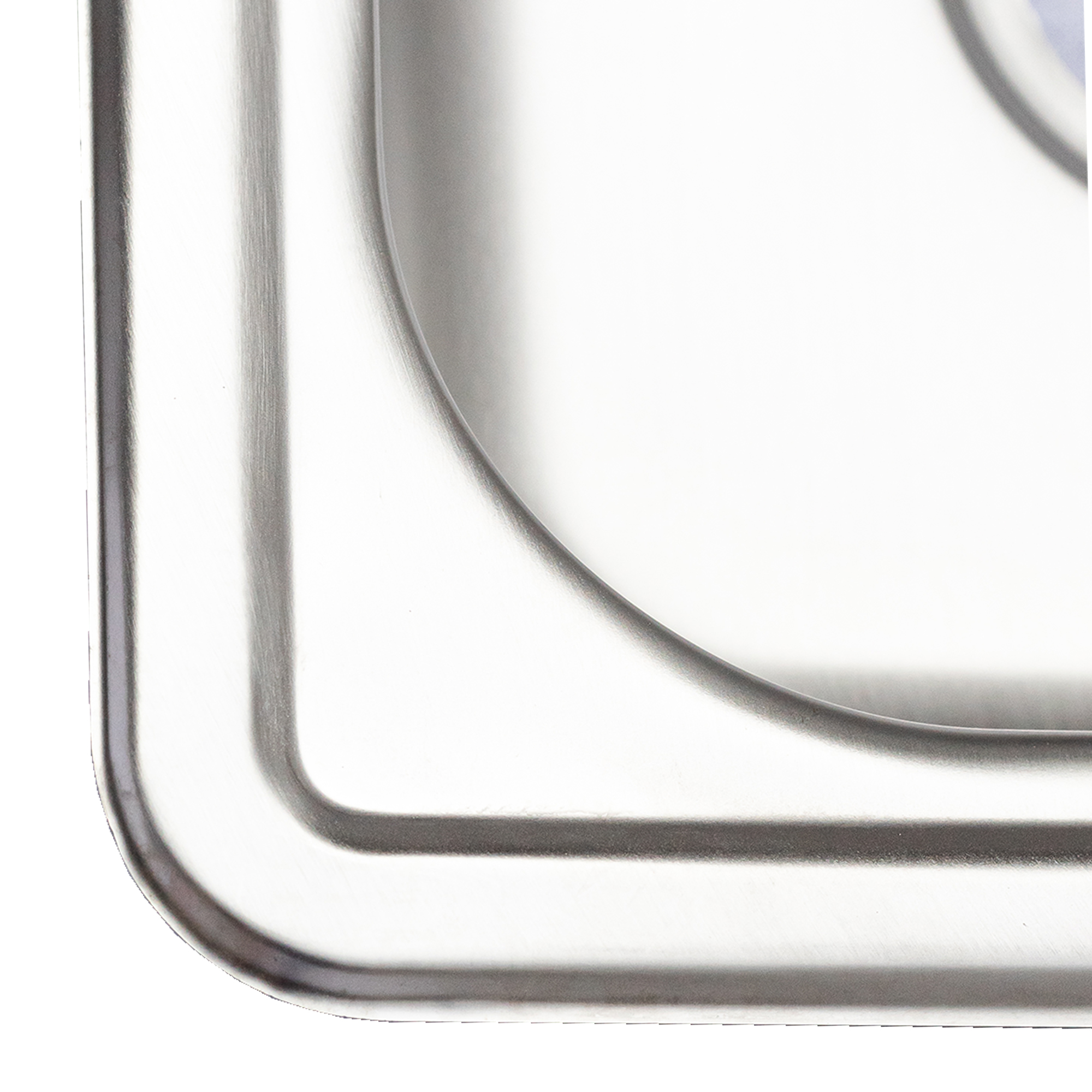 MEER Faucets by CNX | Tarja Doble Tina para Cocina de Acero Inoxidable Calibre 22 con Acabado Satinado. Fregadero de Empotrar .