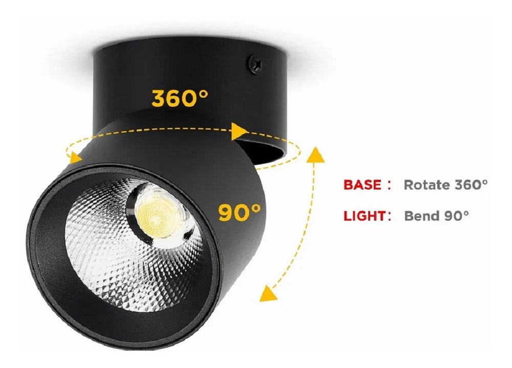 2 Lámparas Led De Techo Luminario Dirigible 6500K 