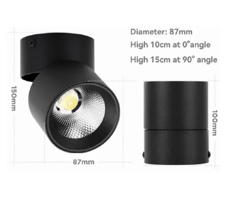 2 Lámparas Led De Techo Luminario Dirigible 6500K 