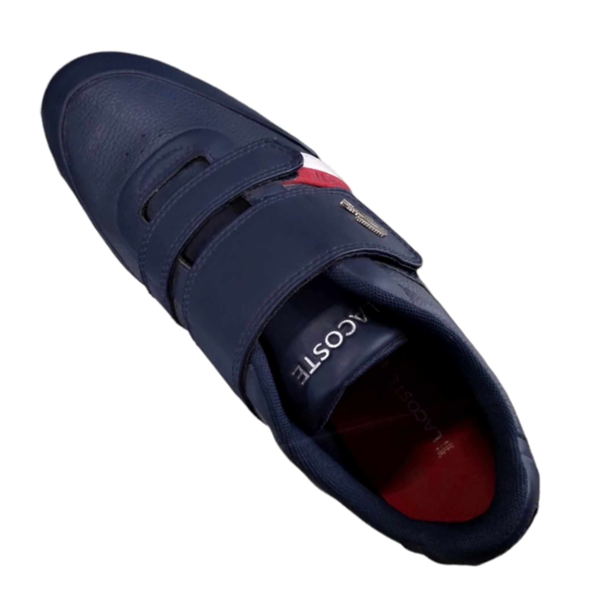 Tenis Lacoste Misano Strap 120 Azul Marino Hombre Originales 0088144