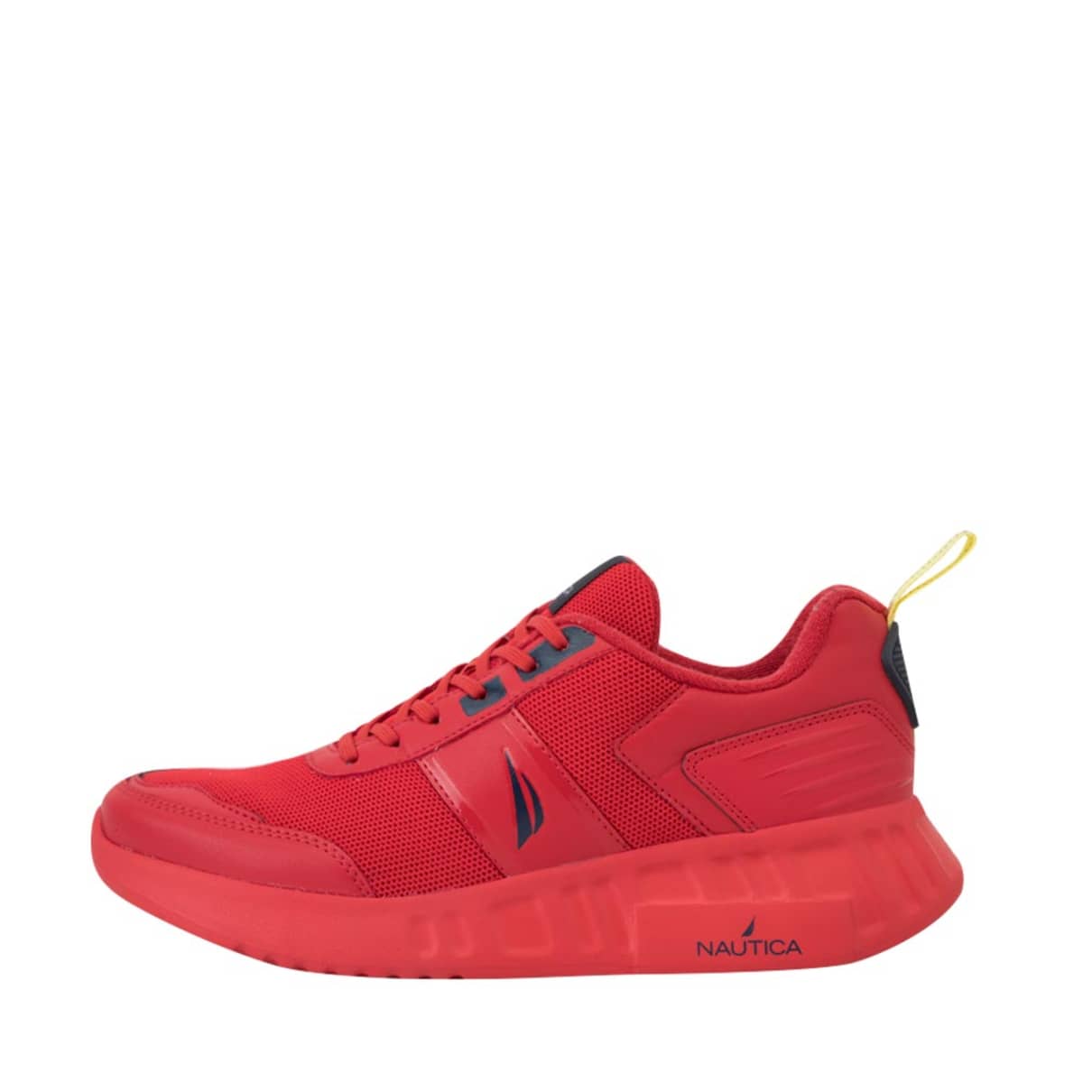 Tenis casual urbano para hombre marca Nautica, color rojo, mod