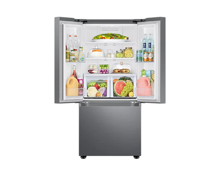 Refrigerador Samsung RF22A4010S9/EM 22 Pies 3 Puertas Silver 