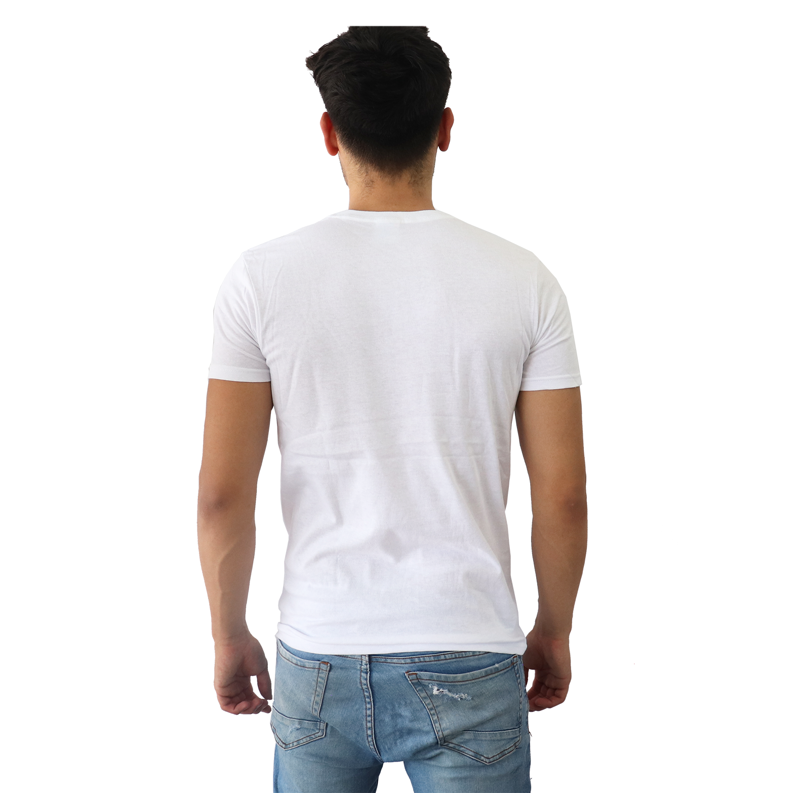 Playera Cuello V Manga Corta para Caballero