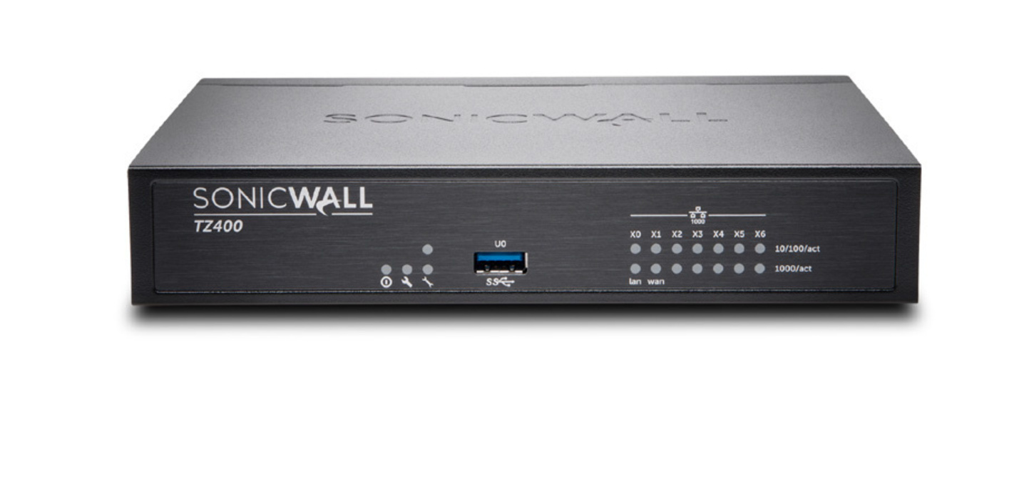 Router SonicWall Firewall TZ400, 1300Mbit/s, 8x RJ-45  