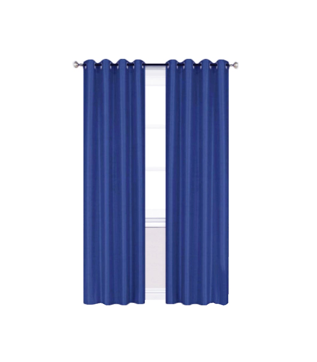 Cortinas Blackout 188anchox160largo En 2 Paneles Ahuladas K