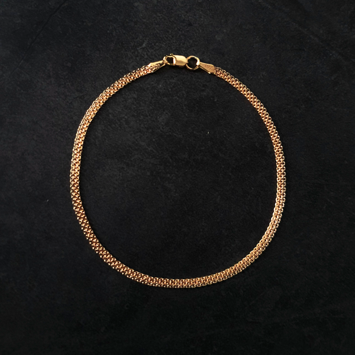 Esclava de oro 10k Hombre Florentino, oro amarillo, rosa y blanco. Incluye certificado y caja de regalo