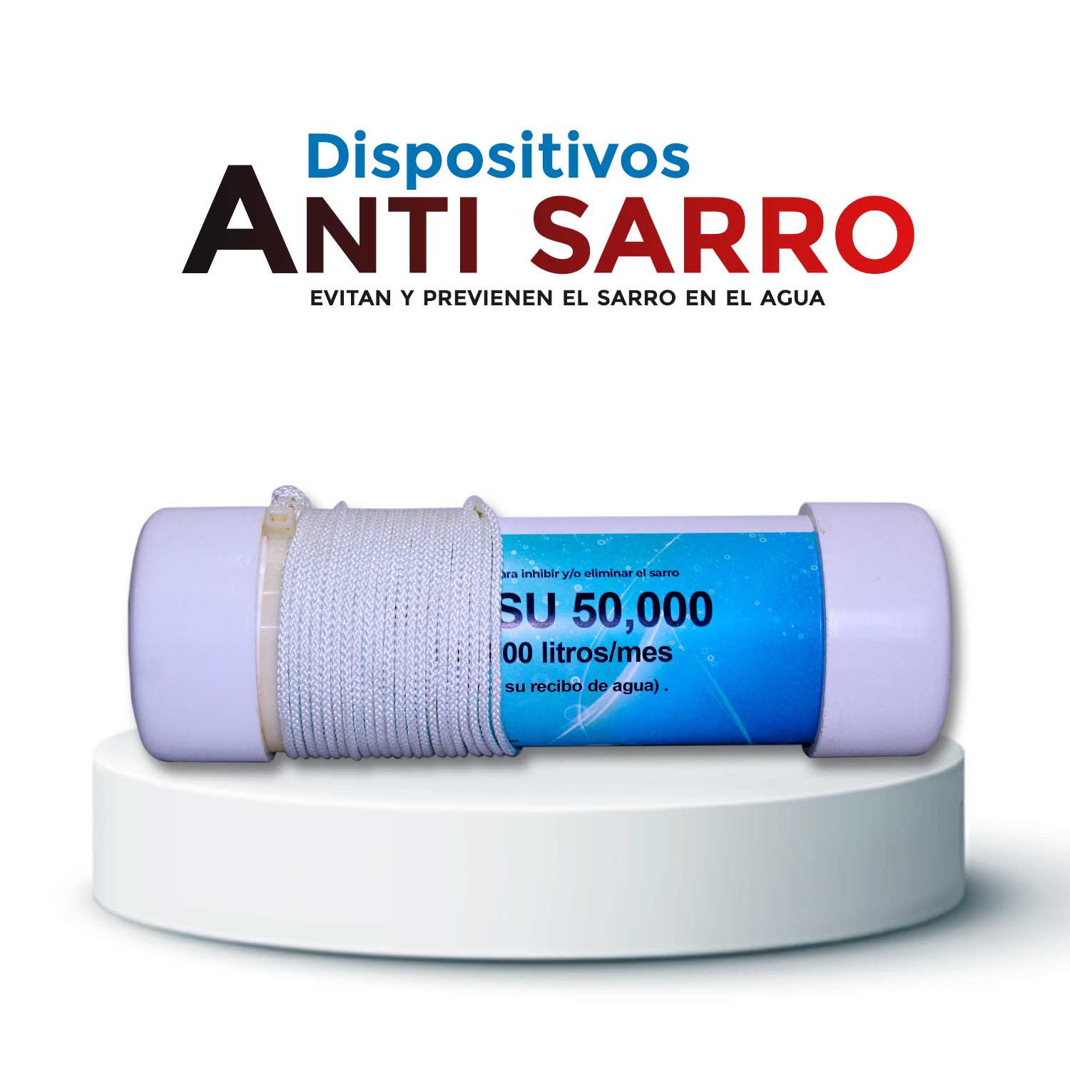 VSS SU 50,000 Dispositivo anti sarro para prevenir y eliminar el sarro en el agua.
