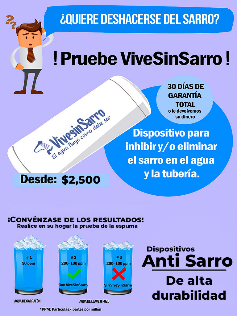 VSS SU 50,000 Dispositivo anti sarro para prevenir y eliminar el sarro en el agua.