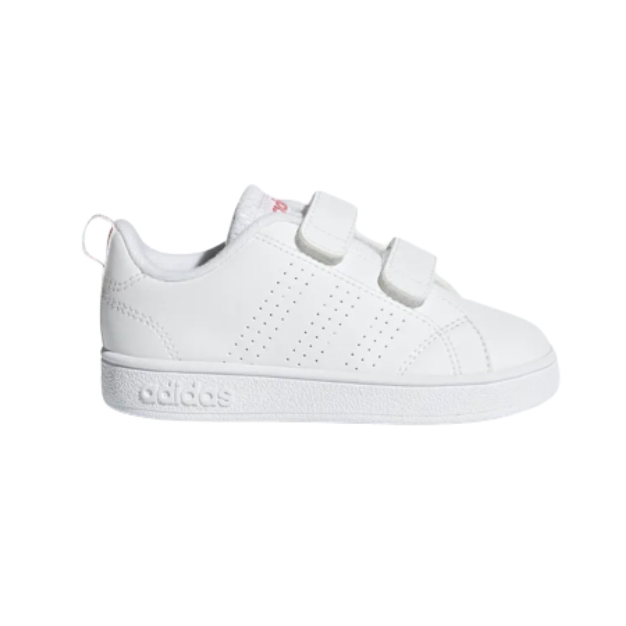 Tenis Adidas Vs Advantage Clean Bebé Blanco con Rosa Originales BB9980