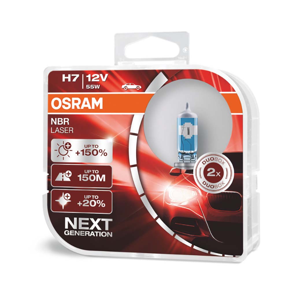 Foco H7 Night Braker Laser Halógeno Osram
