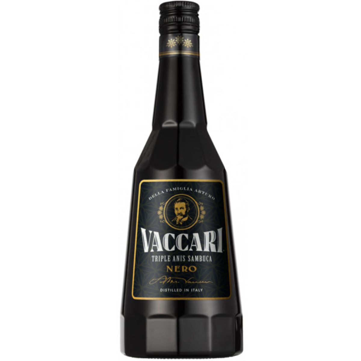 Licor Sambuca Vaccari Black 700 mL 