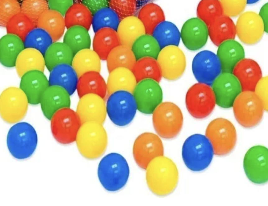 Pelota para alberca para estimulacion temprana c/100 piezas Marca Hacer y Aprender