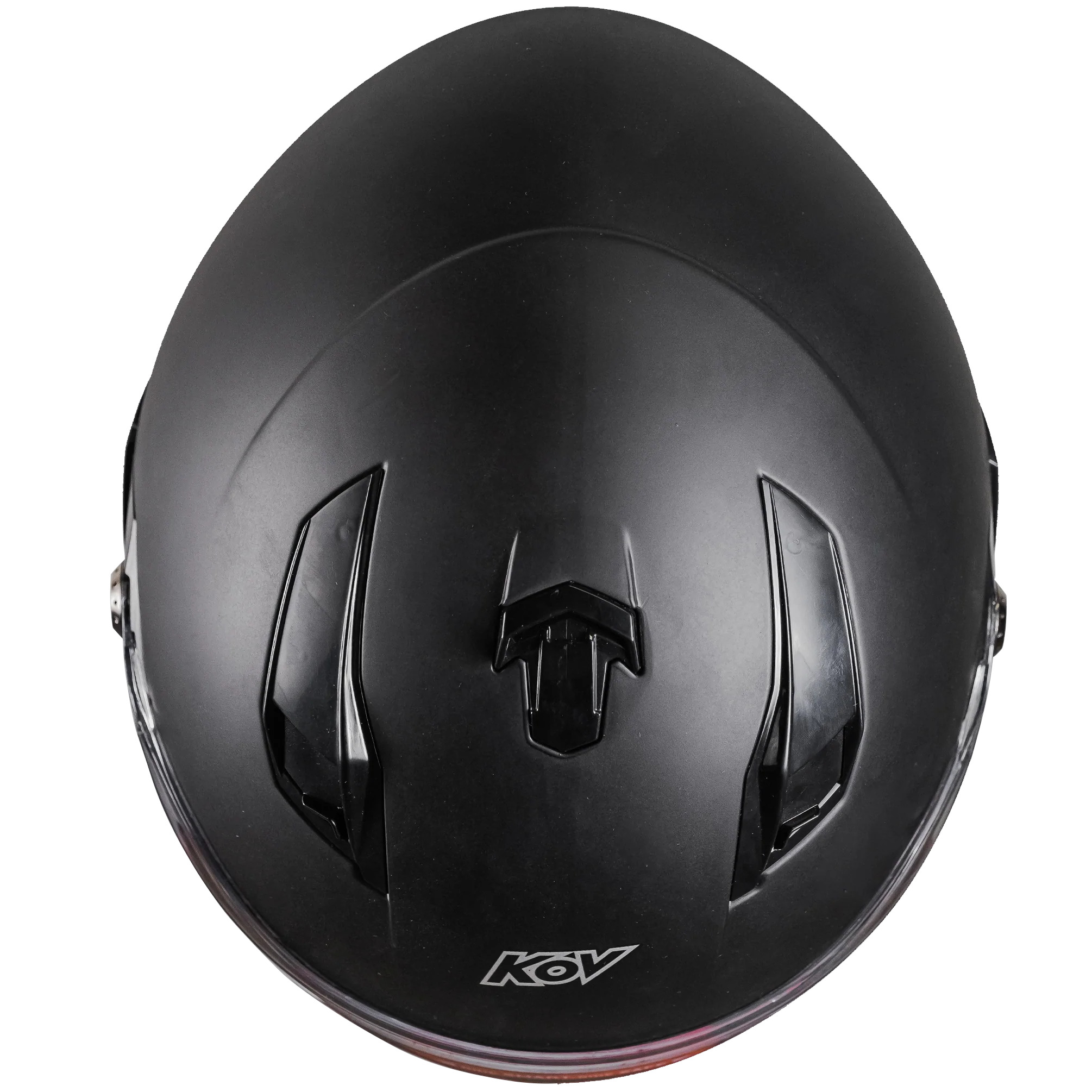CASCO KOV JET NEGRO MATE INTEGRAL DEPORTIVO CERTIFICADO DOT PARA MOTO
