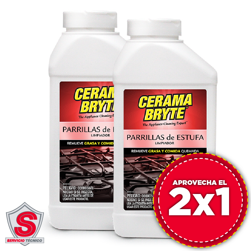 Kit Limpiador Para Parrillas De Estufa - Cerama Bryte 2x1
