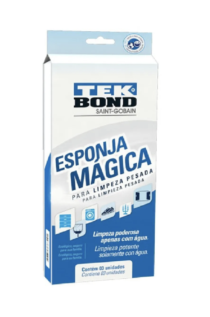 Esponja Mágica - Elimina Suciedad Solo Con Agua - 3 Pzas