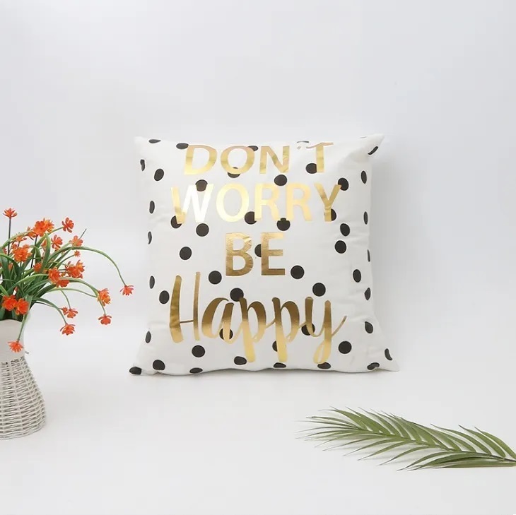 Juego 3 Fundas para Cojín Sillón Recámara Peluche Terciopelo Decoración Nórdica Dorado Rosa