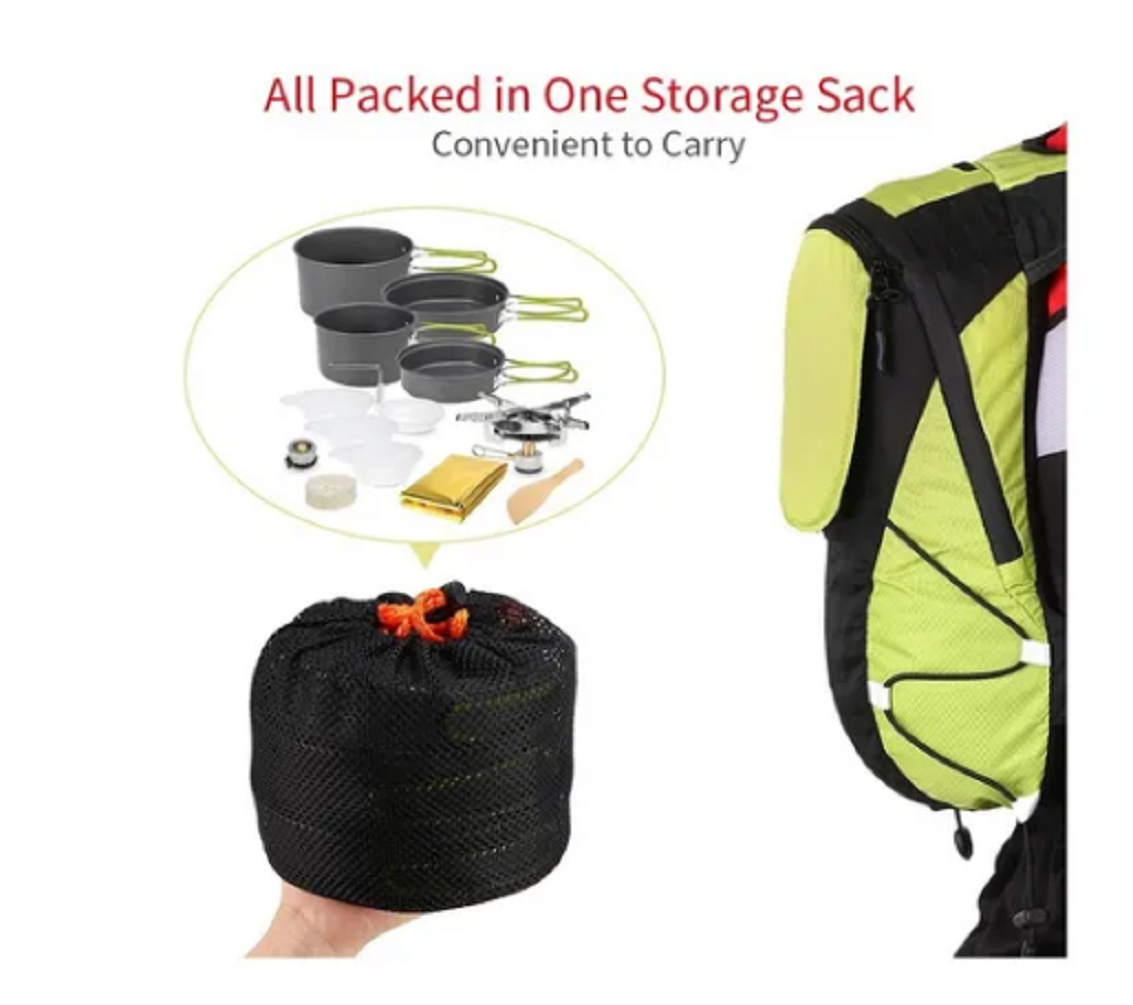 15 Piezas De Utensilios De Cocina Campamento Equipo