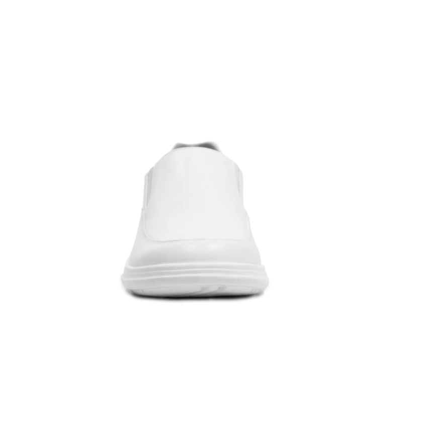 Slip On Liso Flexi Para Hombre Estilo 63209 Blanco