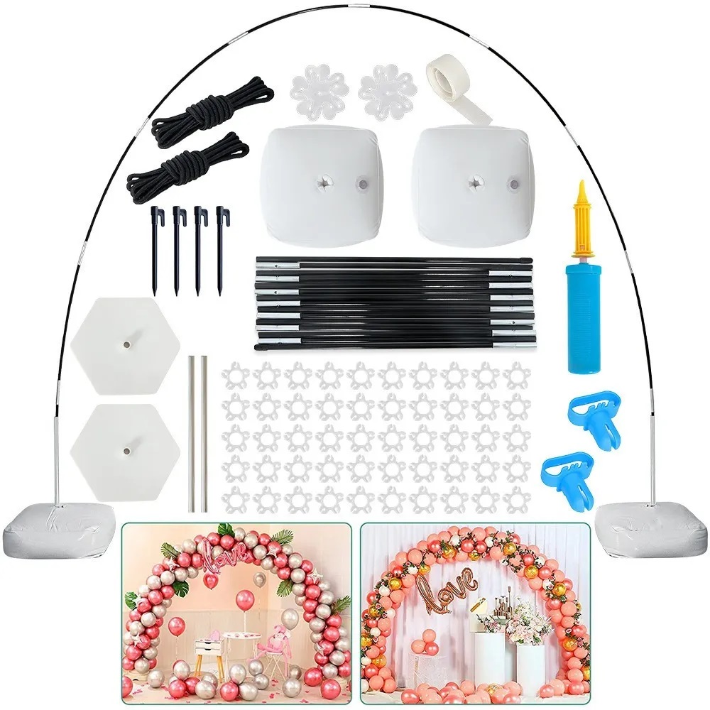 Base Estructura Para Arco De Globos Completo