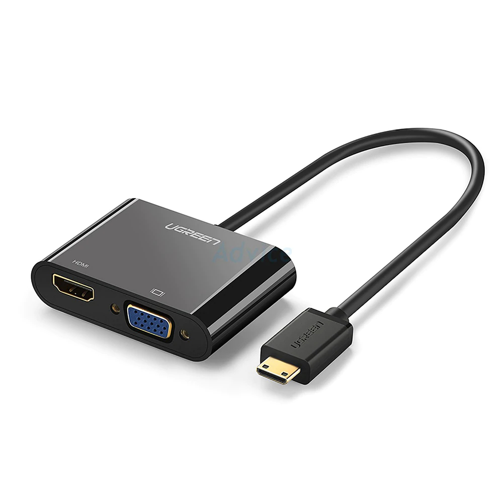Adaptador Convertidor Hdmi A Vga+hdmi Ugreen