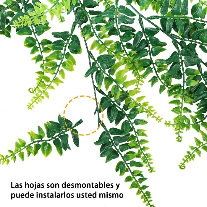 Follaje Artificial Colgante Largo Helecho