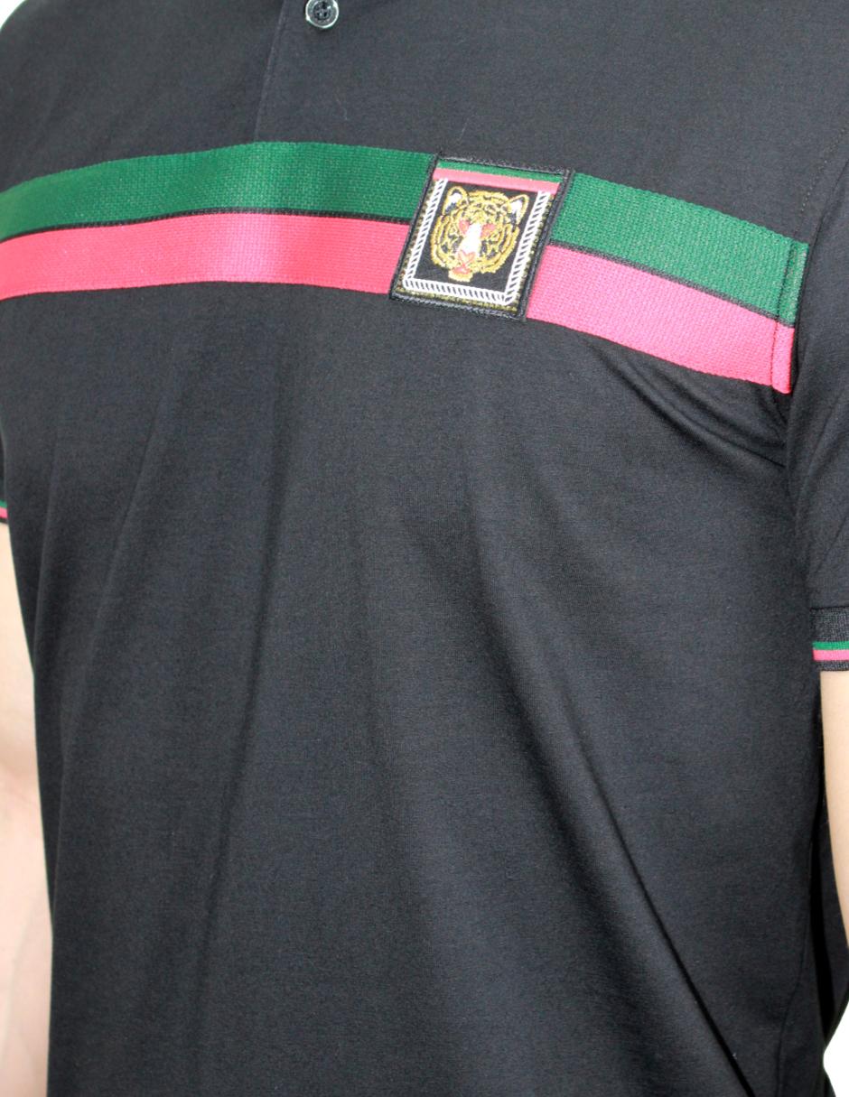 Playera Polo Para Hombre Marca Pavini P-2023-BLACK